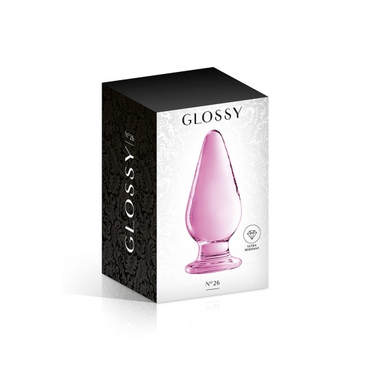 Plug anal verre Glossy Toys n° 26 Pink 2